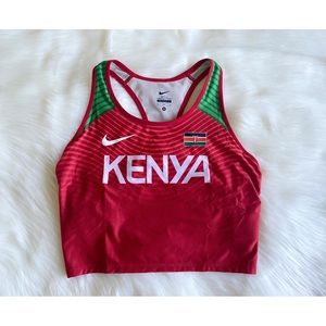 NEVER USED, Nike, Kenya track team sports bra